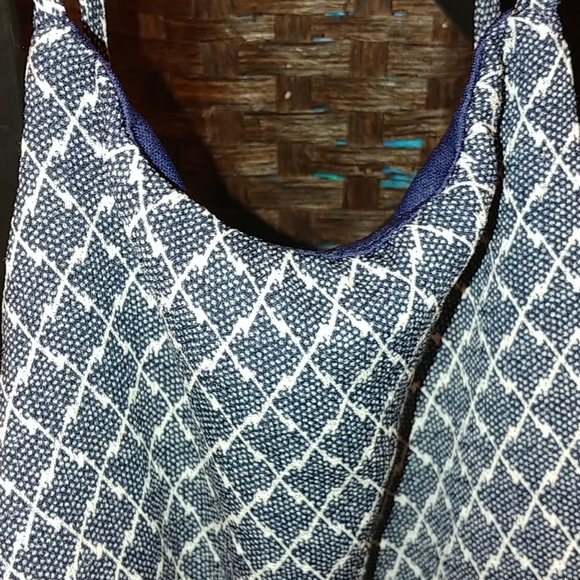 Navy Printed lined camisole - Picture 8 of 12